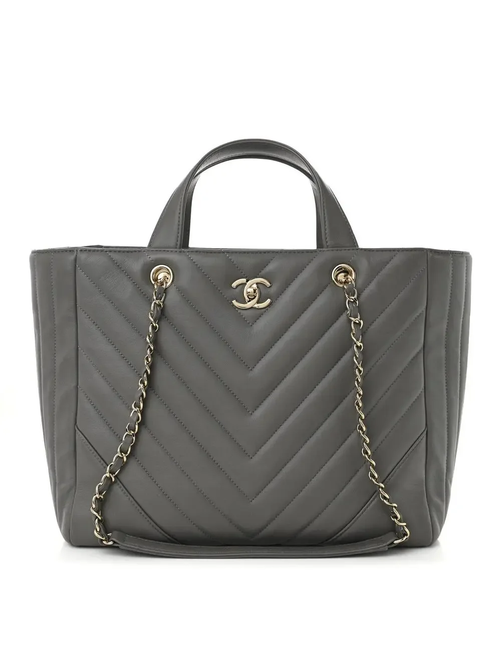 Chanel Calfskin Chevron Quilted #328298C31B
